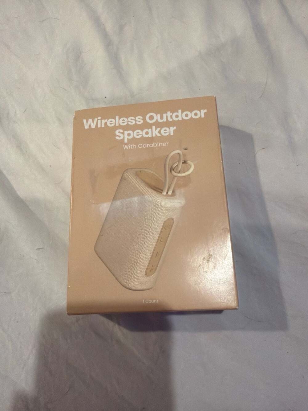 GEMS Wireless Outdoor Speaker with Carabiner Soft‎ Pink